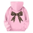 thumbnail image 6 of UACY Girl's Hoodies Sweatshirt Bow Graphic Hoodie Long Sleeve Pullover Tops Cute Hoodies for Teen Girls with Pocket (Pink, 9-10 Years), 6 of 8