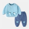 thumbnail image 2 of HIPYLO Christmas Outfits Infant Christmas Outfit Boy White Onesie 12-18 Months Boys 10/12 Clothes 9 Year Old Girl Gifts Small Gift Girls 2t Clothes, Light Blue 12-18 Months, 2 of 9