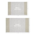 thumbnail image 2 of Mineral Spring Grenoble Polyester Tufted 2 Piece Bath Rug Set, Pumice Stone, 17" x 24" & 20" x 32", 2 of 7