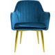 thumbnail image 3 of 2 Sillones Comedor Eames Tapizado Rack & Pack  Azul Terciopelo Sala Habitación, 3 of 5
