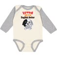 thumbnail image 3 of Inktastic English Setter Dog Gift Boys or Girls Long Sleeve Baby Bodysuit, 3 of 5