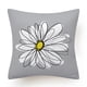 thumbnail image 5 of Juego de 4 fundas de cojín amarillas de 18 x 18, fundas de cojín decorativas grises para sofá, funda de almohada moderna con margaritas para sala de estar, cojín, cama, exterior, amarillo y gris, dec JAMW Sencillez, 5 of 5