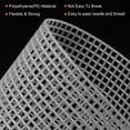thumbnail image 4 of 4Pcs Plastic Mesh Canvas Sheets 16.54"x23.62" 7 Count Rectangle Hole Blank Canvas White for Embroidery Needlepoint, 4 of 6