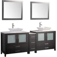 thumbnail image 4 of Vanity Art VA3136-84E 84 in. Double Sink Bathroom Vanity Set, Espresso, 4 of 5
