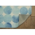 thumbnail image 6 of Linon Outdoor Washable Area Rug Collection, Blue and Ivory, 7' x 9', 6 of 9