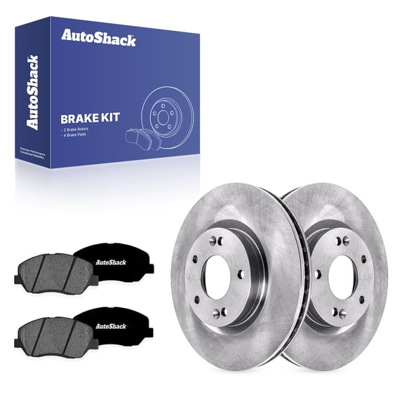 AutoShack Front Brake Rotors & Premium Pads for Hyundai, Santa Fe 2007-2009, AWD FWD V6 2.7L 3.3L - 11.73" (298 mm), 5-Lug