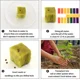 thumbnail image 3 of Lana de roca de lana de roca para jardín de 1 pulgada, tapones de arranque para cultivo sin suelo, esquejes de plántulas, plantas clonadas, iniciador de germinación hidropónica (200 tapones en total) JAMW Sencillez, 3 of 5
