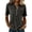 Dark Gray, variant on Henley Shirts for Women Button V Neck Short Sleeve Tops Casual Loose Fit Plain T Shirts Summer Plus Size Clothes,Blue(XXL)