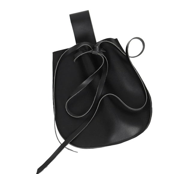 CNKOO Medieval Leather Drawstring Belt Pouch  Purse Leather Belt Pouch Waist Bag Portable Jewelry Storage Dice Bag Gift for Christmas
