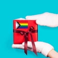 thumbnail image 4 of 500PCS Pride Support Stickers Roll, Rainbow Rectangle Pride Stickers, Rainbow Accessories, Support Causes Stickers For Rainbow Decorations, 4 of 6