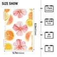 thumbnail image 2 of FORMRS 1-Subject Spiral Notebook 8" x 5" College Ruled 60 Refillable Sheet A5 Hard Cover, 2 Pack, Floral Orange, 2 of 7