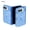Blue, variant on Compatible with iPhone Duo PC Case, Semi-Transparent Sparkle Foldable Phone Cover, Shock-Resistant Fingerprint-Proof Protective Case, White