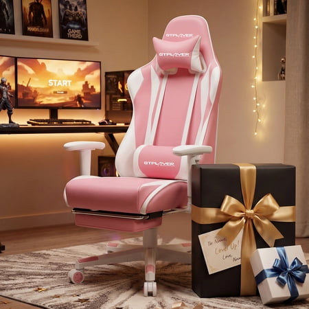 gtplayer gaming chair with footrest product