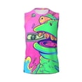 thumbnail image 6 of Picia Psychedelic Cartoon Frog mens Cotton Tank Undershirts , Moisture-wicking Ribbed Tanks, Lightweight Cotton Tank Undershirts-XX-Large, 6 of 8