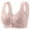 57# Pink, variant on Lisa Charm Daisy Bras for Older Women, No Underwire Front Closure Lisa Charm Bras, Posture Correcting Bra for Seniors Complexion 38