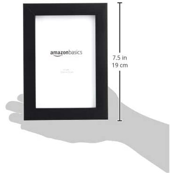 Photo Picture Frame 4" x 6", Black, 2 Pack