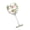 Vertical flowers, variant on Lynono Co.,Ltd Elegant Transparent High-Arched Red Wine Cup Hand Painted Champagne Glass Glassware for Cocktails Parties