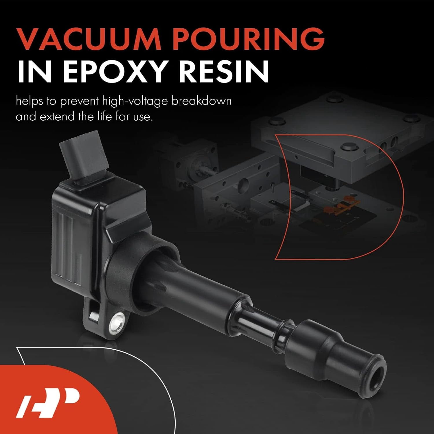 A-Premium Ignition Coil Pack Compatible with Hyundai Elantra 2015-2019 Kona Sonata Veloster Kia Forte 2016-2019 Optima 2017-2018 L4 2.0L 4-PC