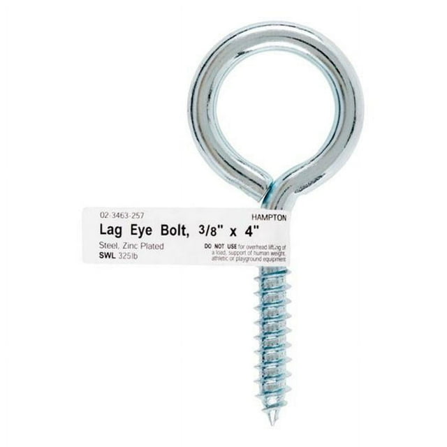 Hampton 02-3463-257 Vis à Œil 0.375 x 4 Po. - Lot de 10