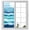 Teal, variant on Summer Coastal Window Privacy Film Abstract Ocean Wave Blue Teal Stripes Decorative Glass Window Film UV Blocking Static Cling Non-Adhesive Sticker Covering for Home Door 29.5 x 118 inches