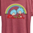 thumbnail image 3 of The Cat in the Hat - Thing 1 2 Rainbow - Women's Short Sleeve Graphic T-Shirt, 3 of 5