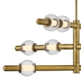 thumbnail image 5 of 48335LCB Hinkley Lighting Saxon - 50W LED Large Chandelier-14.25 Inch Tall and 36 Inch Wide, 5 of 8