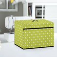 thumbnail image 5 of HELLHERO Polka Dot Lime Green Background Sewing Machine Cover with Pockets for Extra Accessories Dustproof Protective Case Reusable Fits Most Sewing Machines, 5 of 8