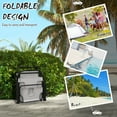 thumbnail image 4 of Outsunny 4-level Reclining Back Outdoor Chaise Lounge Chair, Reading Hole Include Tanning Chair, Cream White, 4 of 9