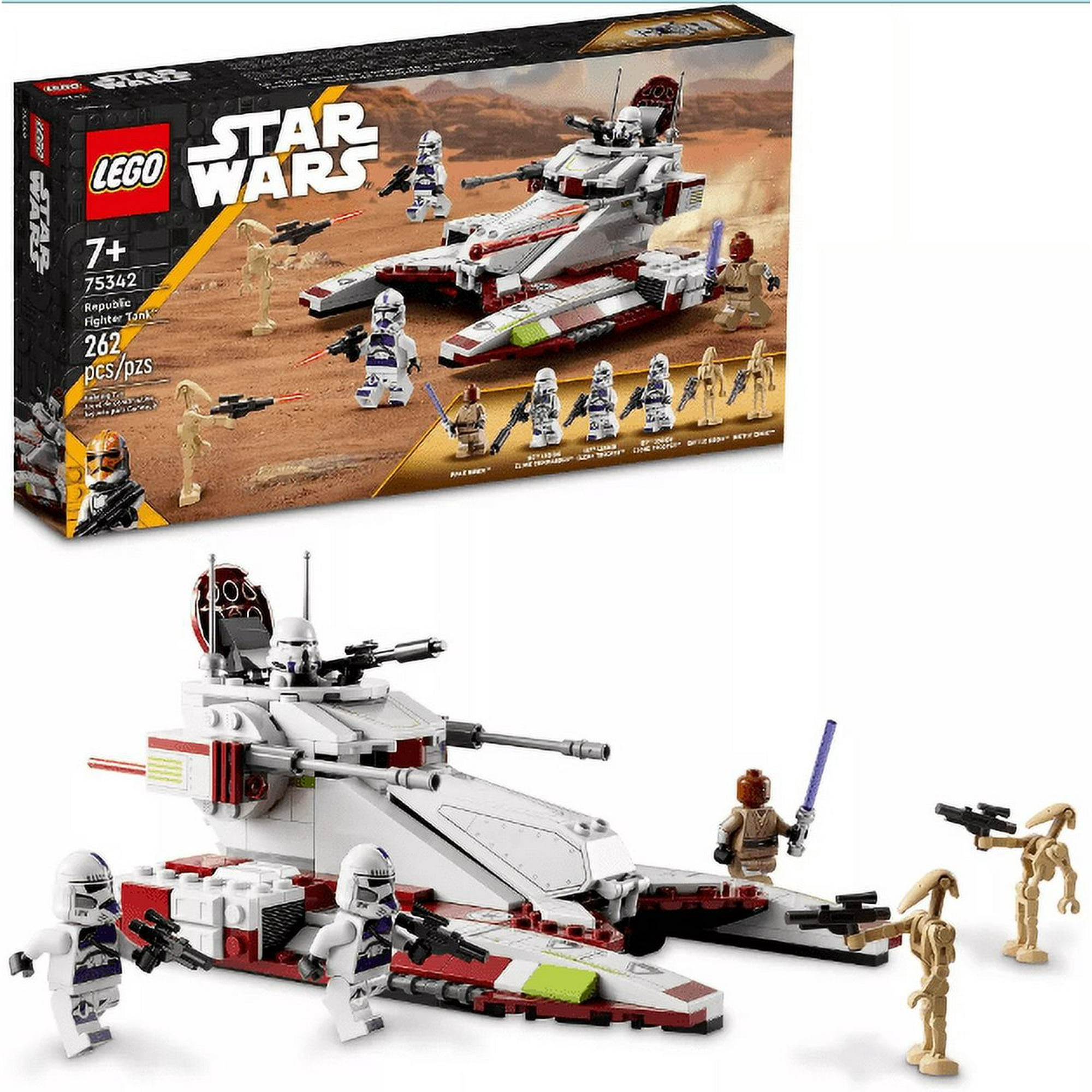 Lego Star Wars Republic Fighter Tank 75342 Construction Game Silver