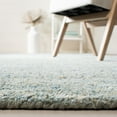 thumbnail image 4 of Safavieh Himalaya Flanagan Solid Runner Rug, Blue/Olive, 2'3" x 10', 4 of 11
