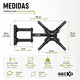 thumbnail image 4 of Soporte de TV Gecko 26-60 Pulgadas | Brazo Articulado, Fácil Instalación y Diseño Moderno, 4 of 6