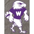 thumbnail image 2 of Men's Gray Wisconsin-Whitewater Warhawks Auxiliary Logo Tri-Blend T-Shirt, 2 of 2