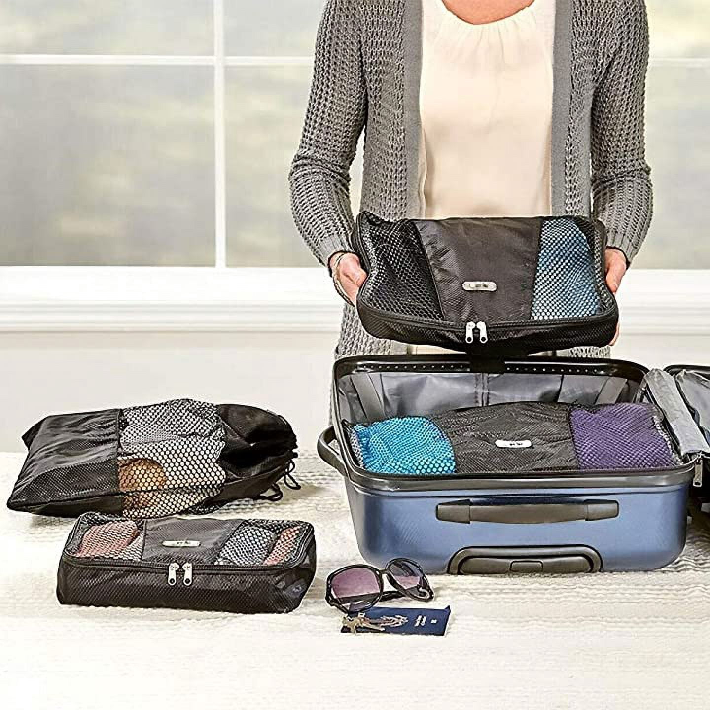 Go Far 6pc Packing Cube Set