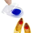 thumbnail image 5 of Copas De Talón De Gel De Silicona, Plantillas De Talón Amortiguación En Forma De U Absorción Aliviar Molestias GEL Zapatos Correctivos Suaves Cojines Almohadillas Para Tendinitis Azul L, 5 of 5