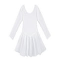 thumbnail image 5 of Aislor Kids Girls Basic Long Sleeve Gymnsatics Leotard Tutu Skirted Ballet Dance Dress, 5 of 7