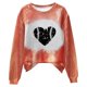 thumbnail image 4 of Camiseta suelta estampada a la moda para mujer, blusa de manga larga, cuello redondo, camisetas informales Pompotops FGAJ9010, 4 of 5