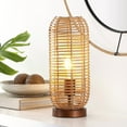 thumbnail image 3 of SAFAVIEH Eveline 15 in. Coastal Chic Table Lamp, Brown, 3 of 6