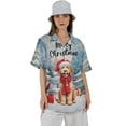 thumbnail image 4 of Merry Christmas Goldendoodle Enjoys Woofmas Winter Xmas Holiday Hawaiian Shirt Breathable Summer Unisex Merch Doodle Dog Lover Gifts Idea - 02022, 4 of 6