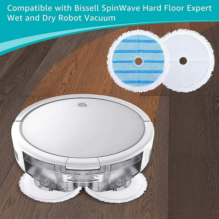 Bissell SpinWave Hard Floor Expert Pet Robot, 2-in-1 Wet Mop and