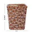 thumbnail image 3 of Vase Carré Tersa Moucheté, 3 of 4