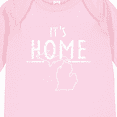 thumbnail image 4 of Inktastic It's Home- State  of Michigan Outline Distressed Text Boys or Girls Long Sleeve Baby Bodysuit, 4 of 5