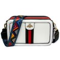 thumbnail image 1 of Bandolera Beatfull Designer Bee de piel sintética, color blanco, 1 of 7