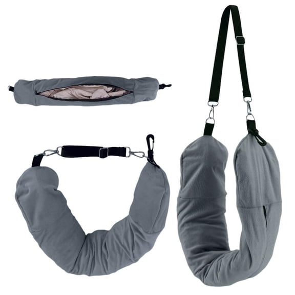 NEXAVKPR Stuffable Neck Pillow Case Cover Travel Pillow Storage Bag for Extra Luggage