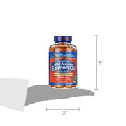 Pure Alaska Omega Wild Salmon Oil 1,000 mg Softgel, 180 Ct