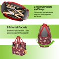 thumbnail image 6 of Garden Tool Bag,Christmas Corgi Garden Tool Organizer,Garden Gifts,Waterproof Multi-Pocket Garden Tool Storage 11.8x5.5x11.4 Inch(Tools NOT Included), 6 of 6