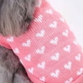 thumbnail image 3 of Methold Regalo rosa para mascota, sorpresa, amigo peludo, suéter acogedor, ropa de invierno para mascotas, ropa cálida para mascotas Ropa para mascotas, 3 of 6