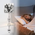 thumbnail image 4 of 12 Inch Wall Clock Battery Operated Silent Clock Decorative for Office, Kitchen, Outdoor, Living Room，Elephant Creative Pattern, 4 of 4