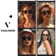 thumbnail image 3 of Gafas de sol con montura clásica, gafas de sol polarizadas de moda para hombres y mujeres., 3 of 3