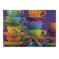 thumbnail image 6 of Shiartex Rainbow Teacups - Jigsaw Puzzle - Birthday Gift for Family and Friends 300 PCS, 6 of 6