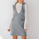 thumbnail image 5 of Vestido tipo chaleco de mujer: cuello en V, sin mangas, jersey de punto, bolsillos, elástico, adecuado para otoño/invierno, varias tallas., 5 of 8